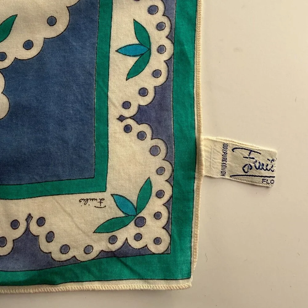 Vintage Emilio Pucci Handkerchief scarf - Picture 2 of 4